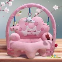 Fotoliu bebe cu arcada printesa roz + Cadou