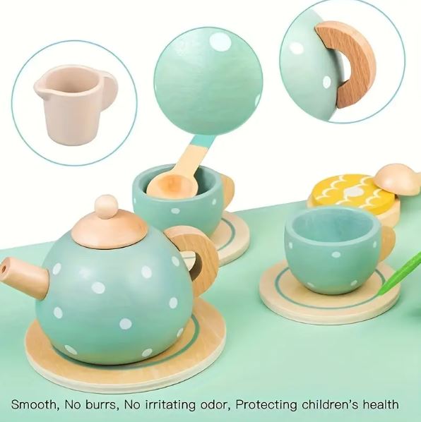Jucarie de rol set servire ceai Kabi