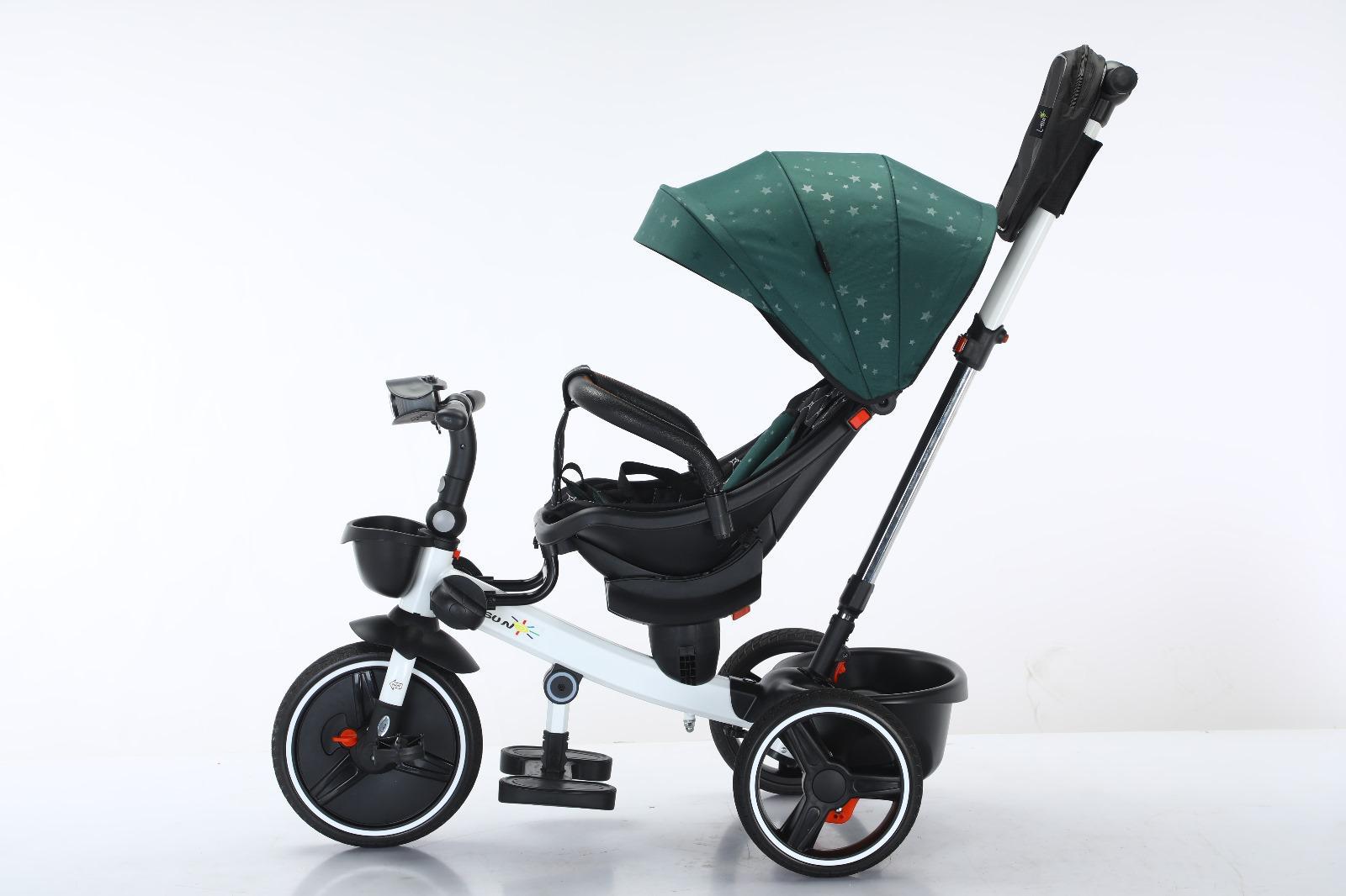 Tricicleta pliabila cu scaun rotativ SL01 Verde
