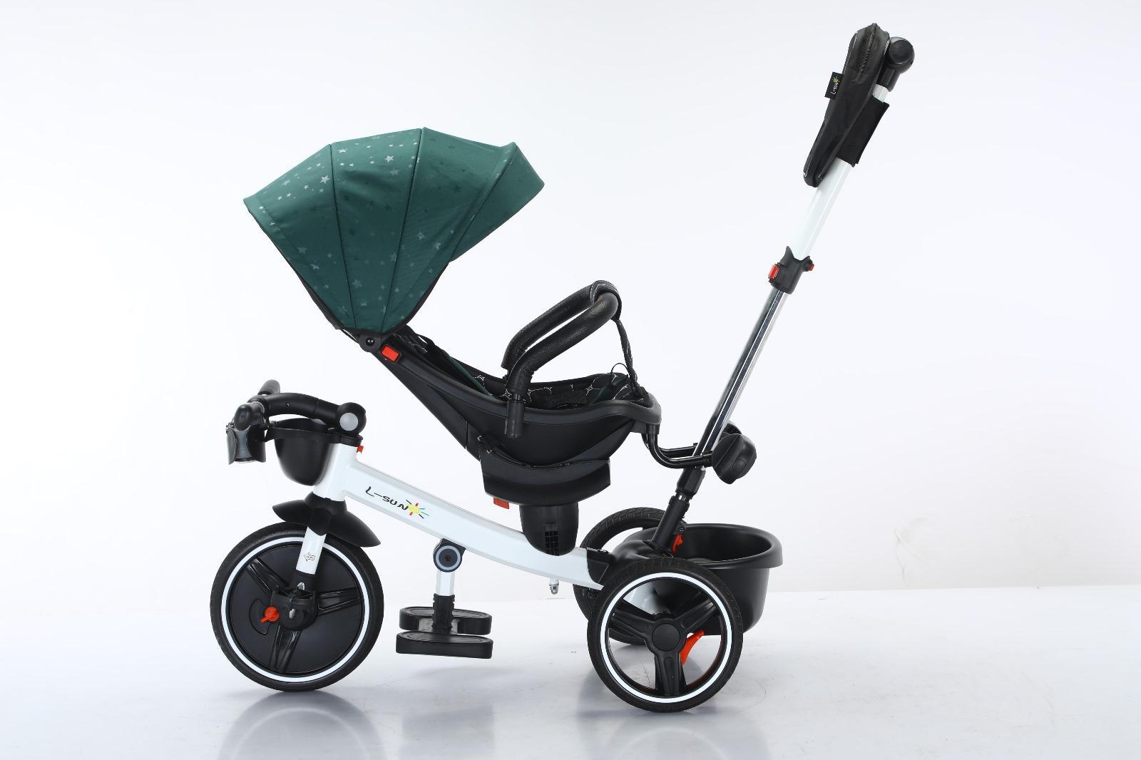 Tricicleta pliabila cu scaun rotativ SL01 Verde