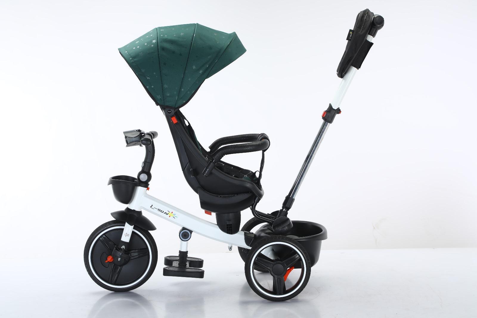 Tricicleta pliabila cu scaun rotativ SL01 Verde