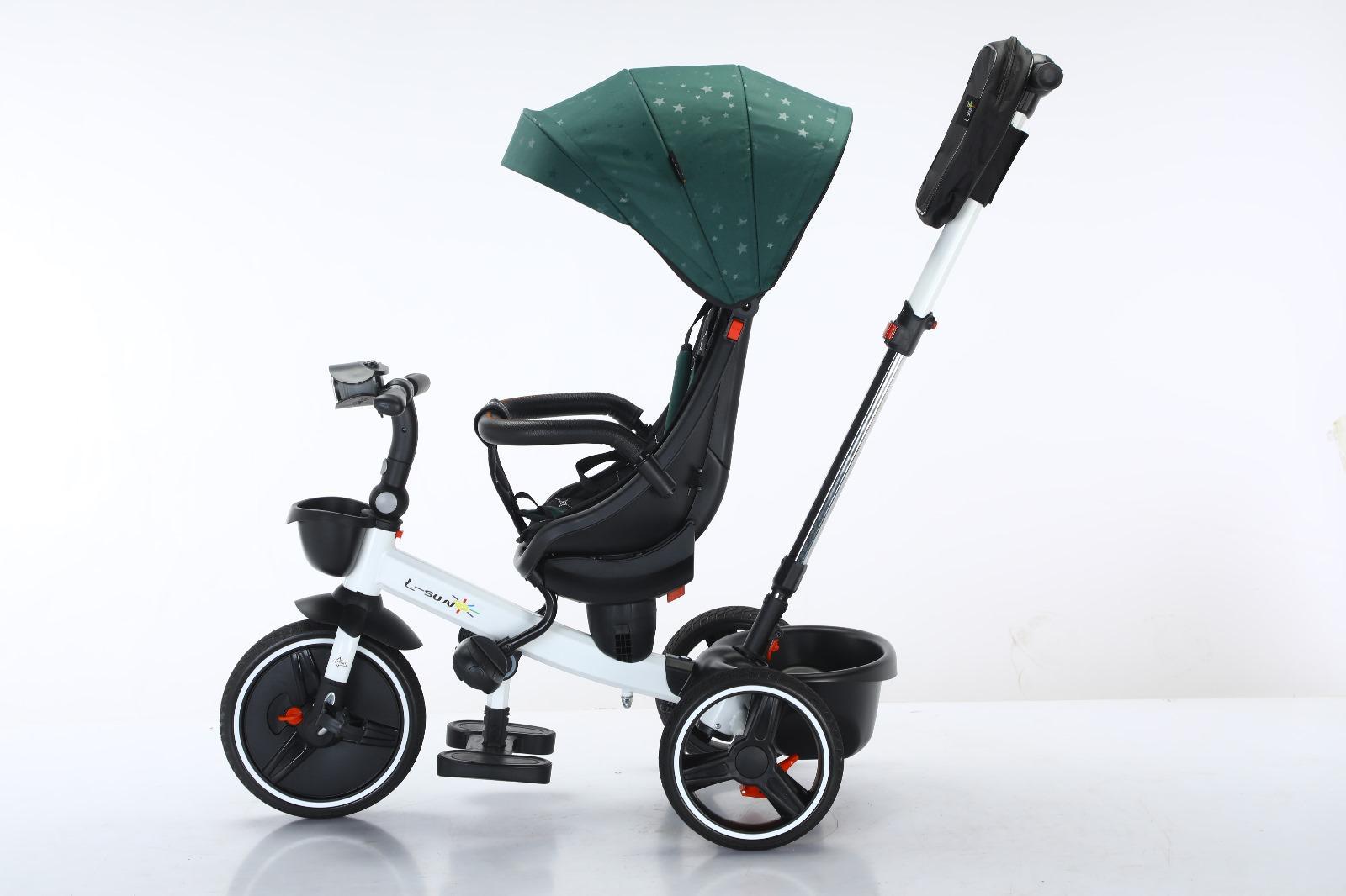 Tricicleta pliabila cu scaun rotativ SL01 Verde