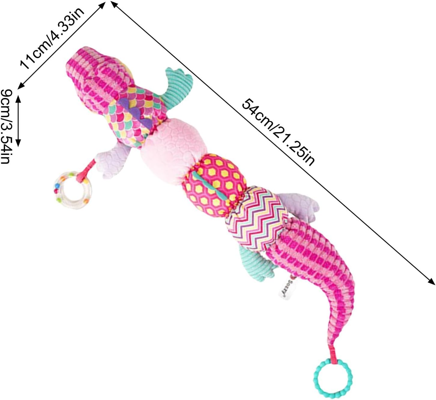 Jucarie Muzicala Din Plus Crocodilul Roz Sozzy