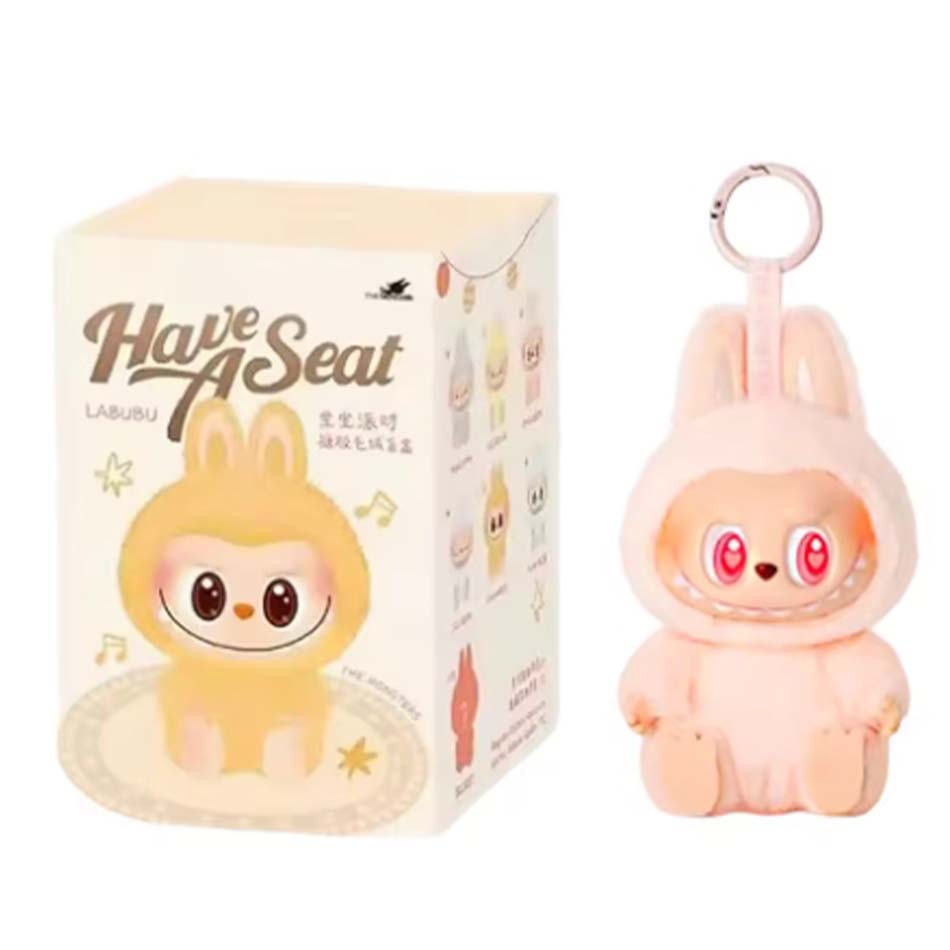 Jucarie din plus Labubu Blindbox Have a seat 15 cm