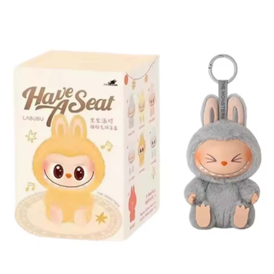 Jucarie din plus Labubu Blindbox Have a seat 15 cm