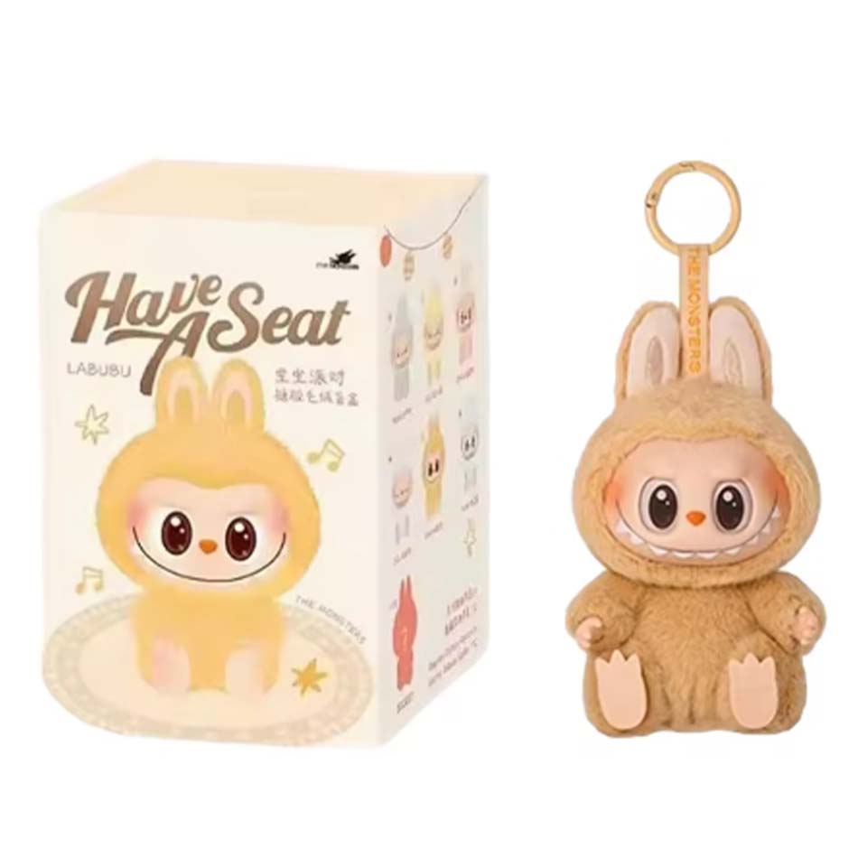 Jucarie din plus Labubu Blindbox Have a seat 15 cm