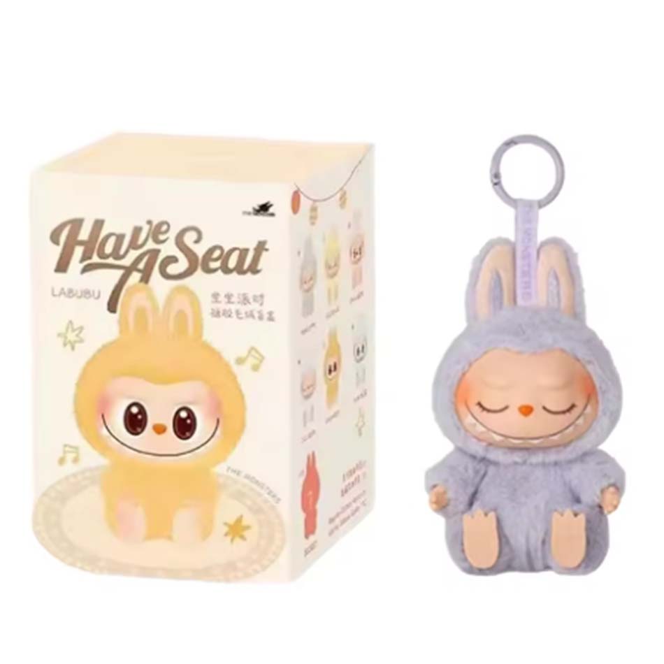Jucarie din plus Labubu Blindbox Have a seat 15 cm