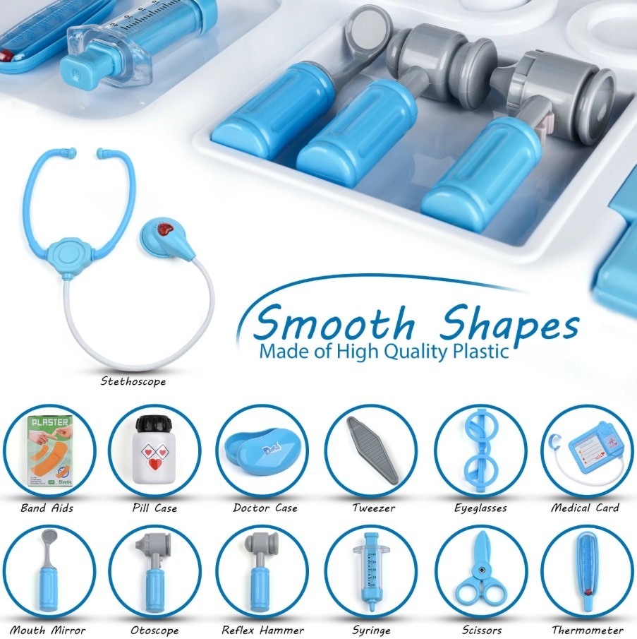 Set de doctor troller cu 29 piese cu sunete si lumini1