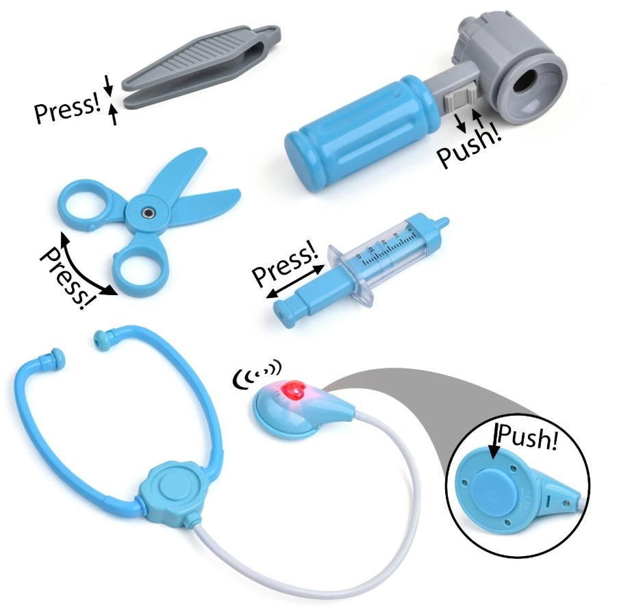 Set de doctor troller cu 29 piese cu sunete si lumini1