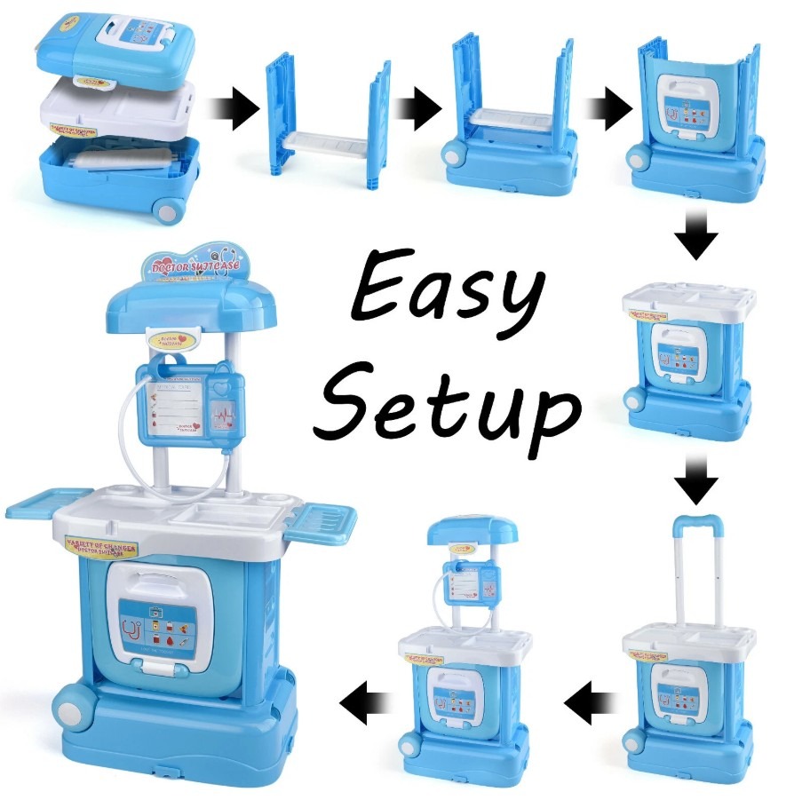Set de doctor troller cu 29 piese cu sunete si lumini1