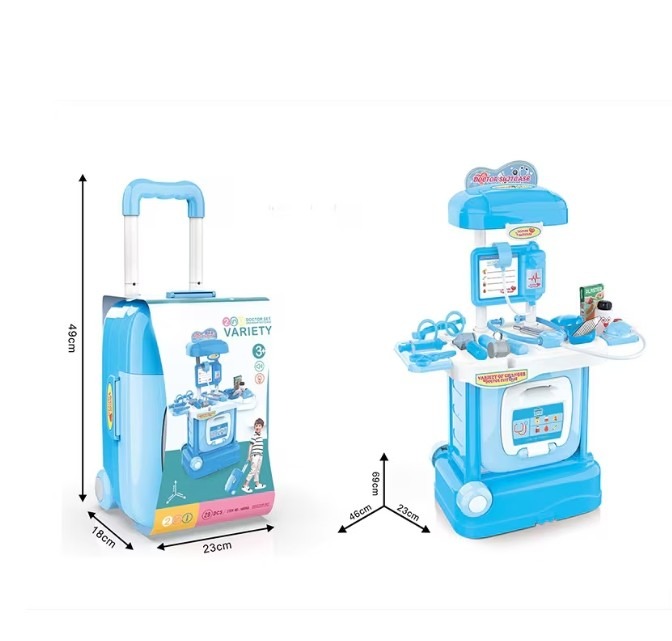 Set de doctor troller cu 29 piese cu sunete si lumini1