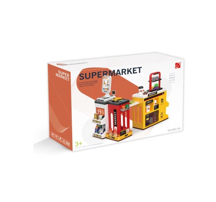 supermarket de jucarie cu 65 de accesorii