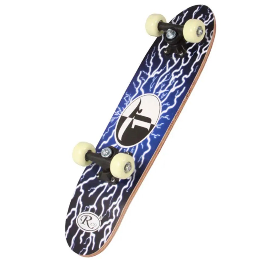 Skateboard din lemn Fulgere 61 cm