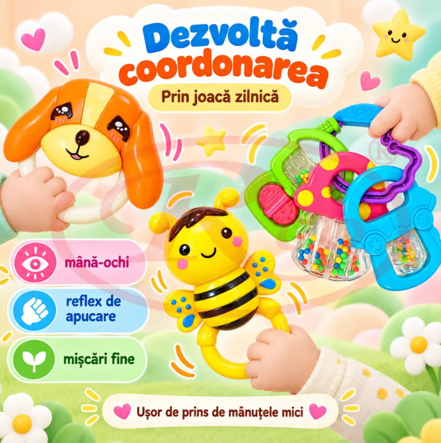 Set 7 zornaitoare pentru bebelusi WP1037-1