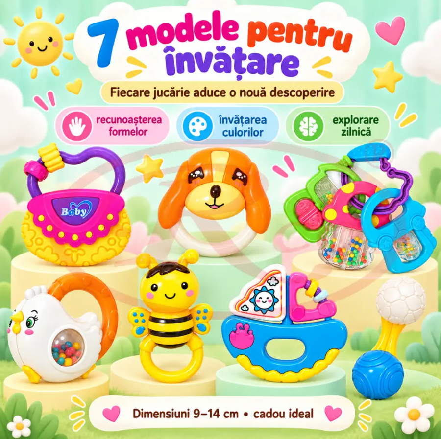 Set 7 zornaitoare pentru bebelusi WP1037-1