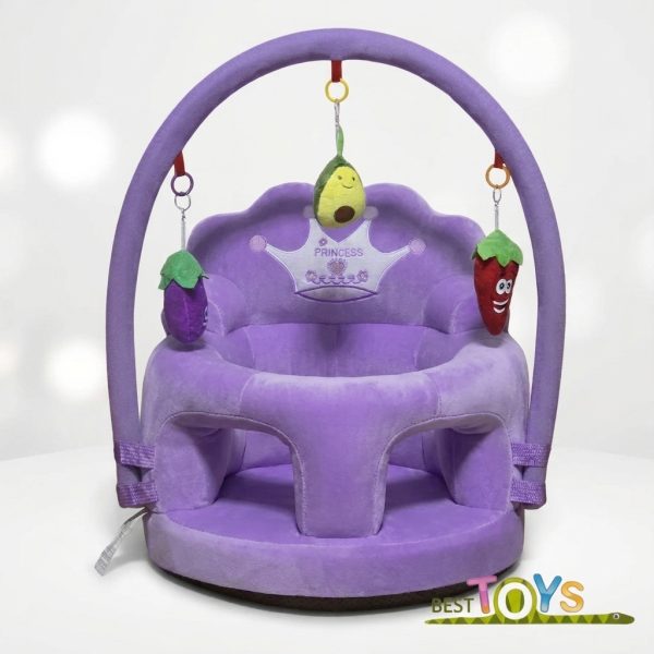 Fotoliu bebe din plus cu arcada Princess Mov Spoil You + Cadou