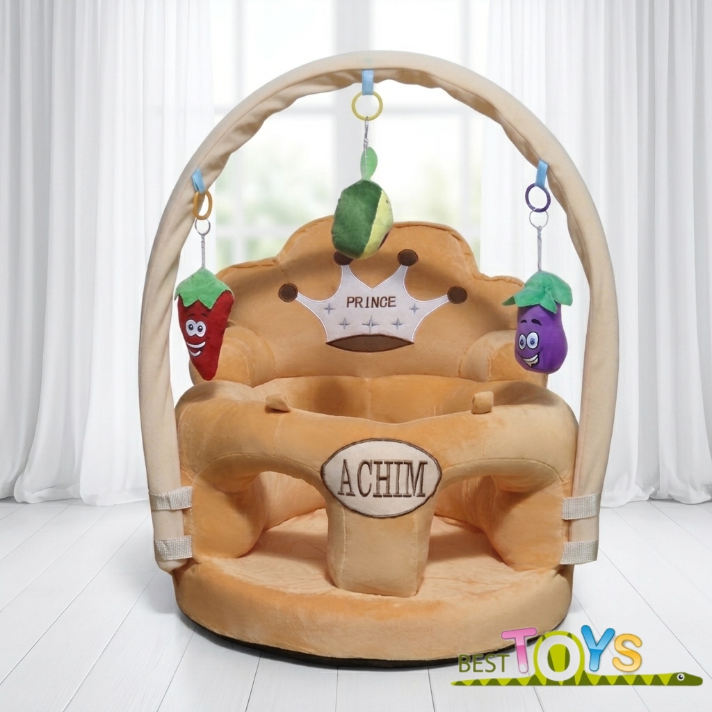 Fotoliu bebe personalizat din plus cu arcada Prince Maro Spoil You + Cadou Fotoliu bebe personalizat din plus cu arcada Prince Maro Spoil You + Cadou