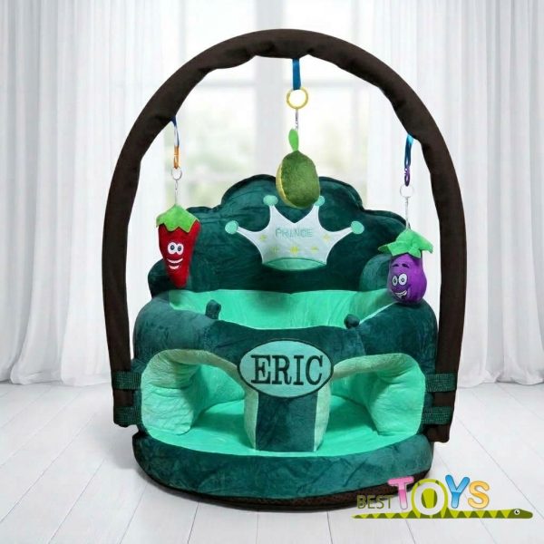 Fotoliu bebe personalizat din plus cu arcada Prince Verde Spoil You + Cadou