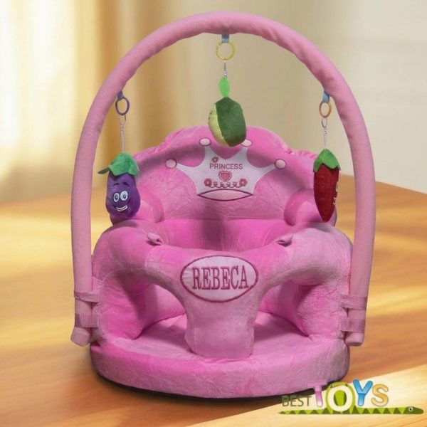 Fotoliu bebe personalizat din plus cu arcada Princess Roz Spoil You + Cadou