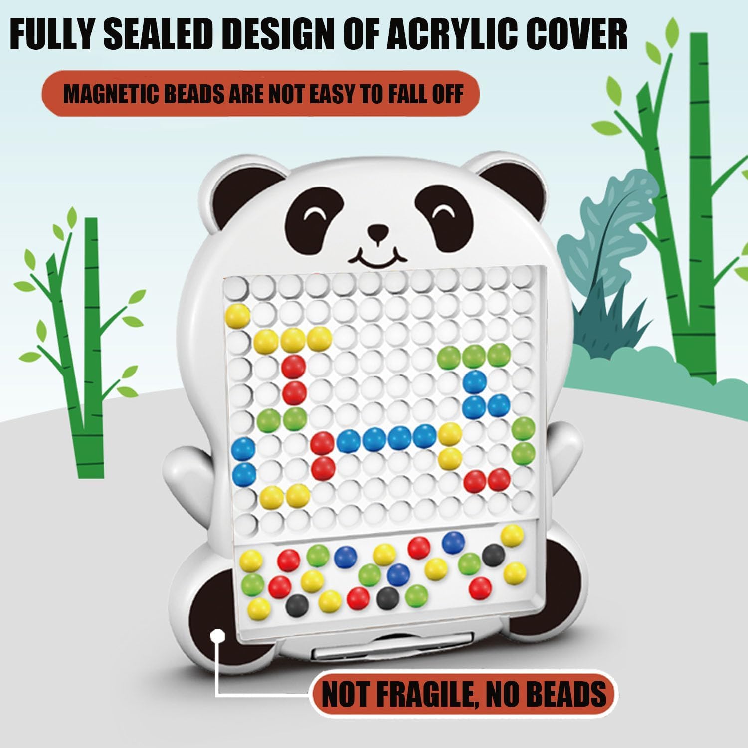 Jucarie Montessori cu Creion Magnetic și 20 de Carduri cu Modele Panda Jucarie Montessori cu Creion Magnetic și 20 de Carduri cu Modele Panda